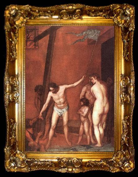 framed  Alonzo Cano Christ